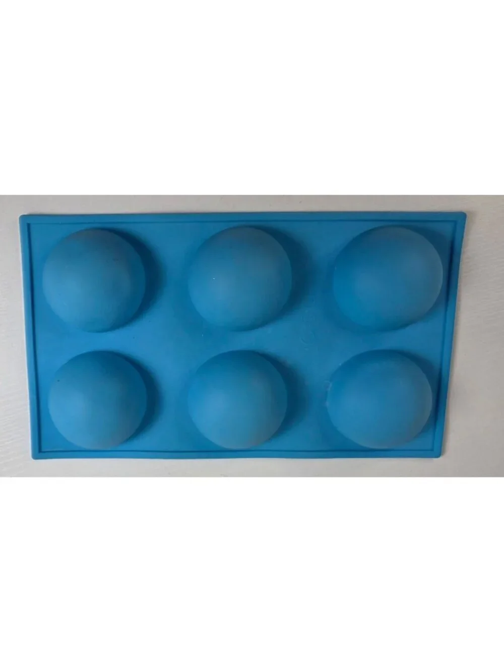 6-Cavity Semi-Sphere Silicone Mold – Hot Chocolate Bomb & Baking Tray